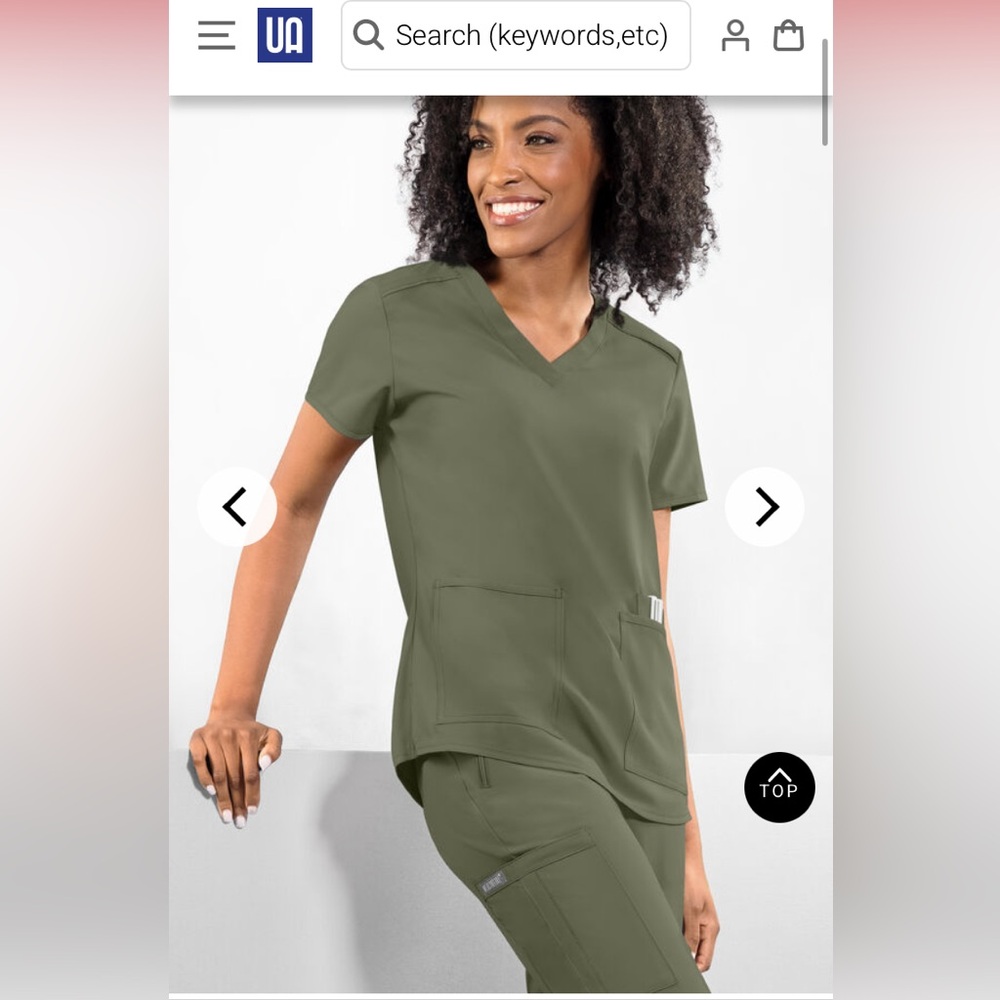 Med couture Olive jogger Scrub set 🫒